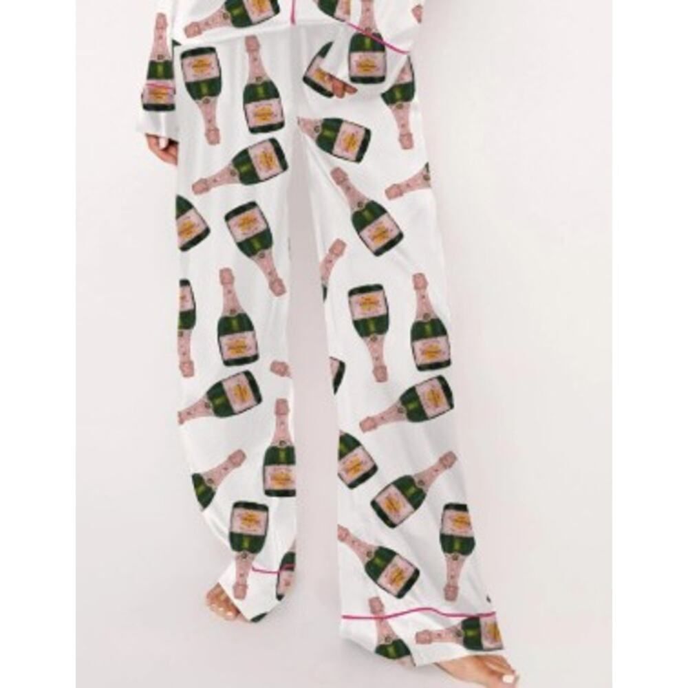SheShow Champagne Pajama Pants Women's Sz. L